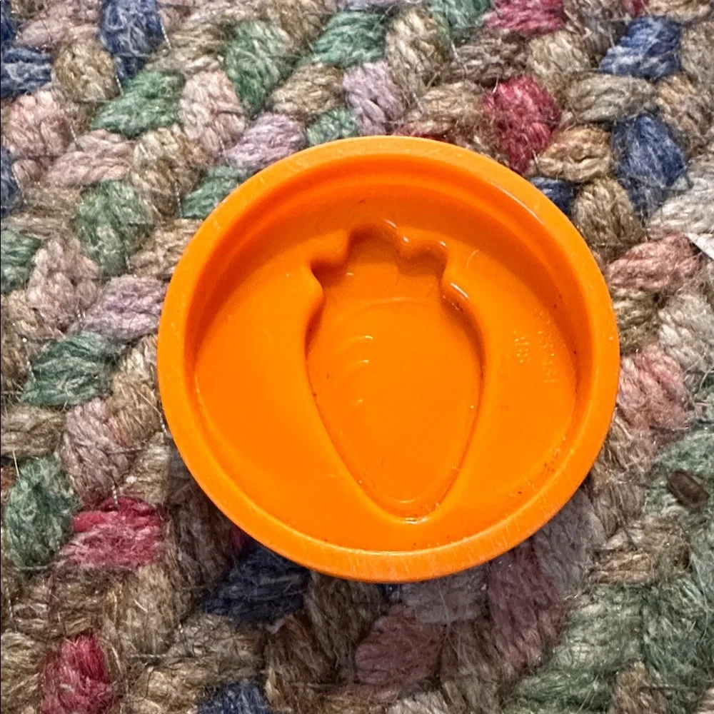 VTech Chomp And Count Dino Replacement Piece Part Orange Carrot Coin Token Toy